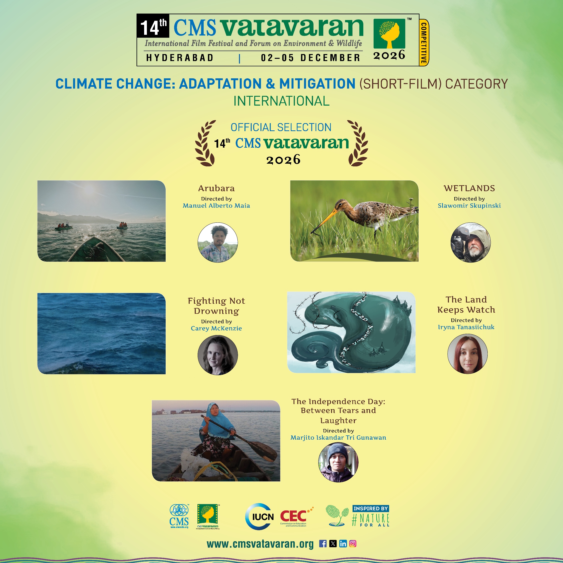Climate Change: Adaptation & Mitigation — Short Film — International Nominations